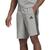 color Medium Grey Heather/black, Adidas | Men's Essentials 3-Stripes Regular-Fit Drawstring Shorts