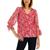 商品Charter Club | Women's Paisley-Print Lace Top, Created for Macy's颜色Ravishing Red Combo