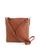 color Tan, ROYCE New York | Pebble Grain Leather Crossbody
