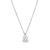 颜色: silver, LuvMyJewelry | Pear Perfection 14K Gold Lab Grown Diamond Necklace - 0.75 ct