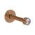商品第6个颜色Brushed Bronze, Allied Brass | Carolina Crystal Retractable Wall Hook