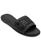 颜色: Black/ Charcoal, DKNY | Women's Willow Slide Slip-On Flats Sandals
