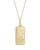 颜色: Leo, Alberto Amati | 14K Yellow Gold Zodiac Dog Tag Pendant Necklace, 18"