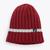 颜色: maroon red, Nautica | Nautica Ribbed Metallic-Tipped Beanie