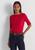 商品Ralph Lauren | Ribbed Cotton Boat Neck T-Shirt颜色CLASSIC RED