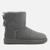 color Grey, UGG | UGG Women's Mini Bailey Bow II Sheepskin Boots - Grey