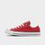 商品Converse | Women's Converse Chuck Taylor Low Top Casual Shoes女士低帮帆布鞋颜色W9696-RED/Red