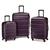 商品第7个颜色Purple, Samsonite | Samsonite Omni PC Hardside Expandable Luggage with Spinner Wheels, Checked-Medium 24-Inch, Black
