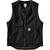商品第3个颜色Black, Carhartt | Carhartt Men's Washed Duck Sherpa-Lined Vest