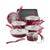 颜色: Burgundy Shimmer, Rachael Ray | Create Delicious Aluminum Nonstick Cookware Set, 13 Piece