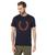 color Navy, Fred Perry | Flock Laurel Wreath T-Shirt