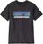 颜色: Ink Black, Patagonia | Patagonia Kids' P-6 Logo T-Shirt