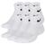 颜色: White/Black, NIKE | Nike 6 Pack Cushioned Quarter Socks - Boys' Grade School