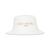 商品Karl Lagerfeld Paris | Women's Twill KLP Stitch Bucket Hat颜色White