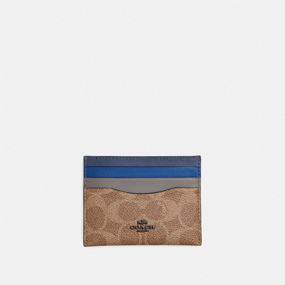 商品第2个颜色卡其色, Coach | 蔻驰卡包COACH 奢侈品专柜款皮质卡包卡夹礼物送女友 多色66830 LDE