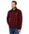 商品L.L.BEAN | Sweater Fleece Pullover Printed颜色Buffalo Plaid Garnet