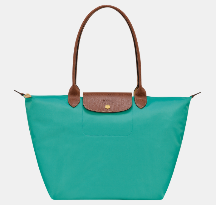 颜色: 绿色, Longchamp | 珑骧女士新色大号长柄经典饺子包手提包1899 089（香港仓发货）