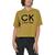 商品Calvin Klein | Women's Stacked Flocking Logo-Print Cotton T-Shirt颜色Crocodile