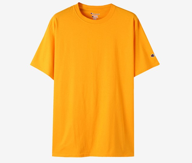 color 黄色, CHAMPION | 【享贝家】冠军Champion经典款T恤黄色橙色Champion012