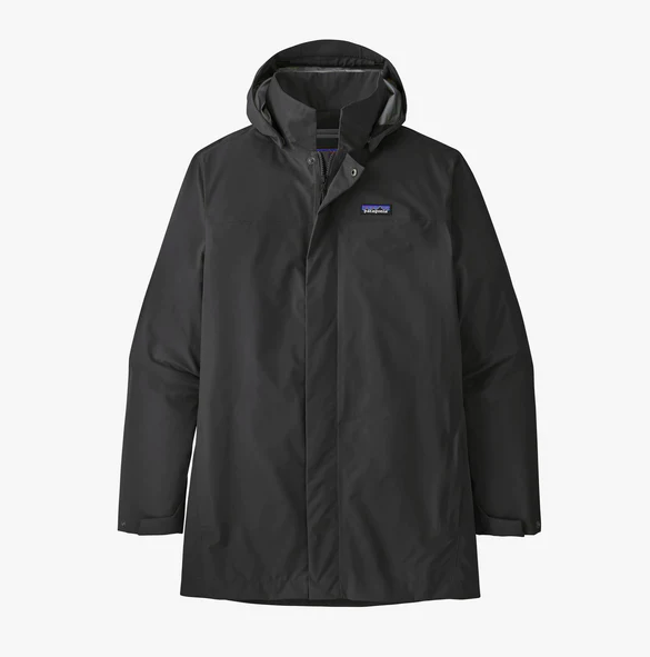 color Black, Patagonia | 男款City Storm户外派克大衣| Men's City Storm Rain Parka