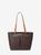 color BRN/ACORN, Michael Kors | Bedford Medium Logo Tote Bag