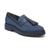商品Franco Sarto | Carolynn Lug Sole Loafers颜色Navy Blue Canvas/Faux Leather