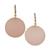 Lonna & Lilly | Gold-Tone Disc Drop Earrings, 颜色Pink