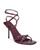 Sam Edelman | Women's Trevin  Crystal Buckle High Heel Sandals, 颜色Metallic Orchid