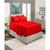 颜色: Cherry Red, Nestl | Bedding 4 Piece Extra Deep Pocket Bed Sheet Set