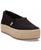 颜色: Black Canvas, TOMS | Women's Valencia Canvas Platform Espadrilles