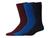 商品第2个颜色Navy/Navy/Navy/Blue/Merlot, Hugo Boss | 5-Pack Rib Stripe Uni Color Crew Socks