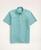 商品Brooks Brothers | Regent Regular-Fit Original Broadcloth Short-Sleeve Popover Shirt颜色Green