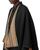 color Black, Burberry | Icon Stripe Wool Cape