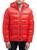 GUESS | Quilted Zip Up Puffer Jacket, 颜色CRIMSON