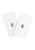 颜色: White E, Linum Home Textiles | Personalized Denzi Hand Towels (Set of 2) in Black Font