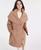 颜色: Camel, Via Spiga | Women's Belted Hooded Shawl Wrap Coat