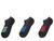 商品第2个颜色Onix Grey/Pulse Blue/Vivid Red, Adidas | Cushioned Angle Stripe No Show Socks 6-Pack (Toddler/Little Kid/Big Kid/Adult)