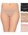 颜色: Rose Smoke/ Au Natural/ Night, Wacoal | Women's 3-Pk. Lace Kiss Bikini Underwear 970682