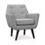 商品第4个颜色Light Gray, Modway | Posit Upholstered Fabric Armchair
