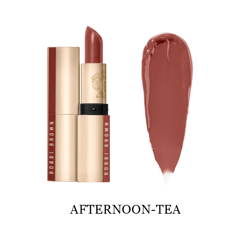 颜色: AFTERNOON-TEA, Bobbi Brown | Bobbi Brown芭比波朗 奢金唇膏口红3.5g 宝石红棕 显白滋润不脱妆