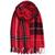 商品Ralph Lauren | Women's Exploded Plaid Blanket Wrap Scarf颜色Red Multi