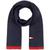 Tommy Hilfiger | Men's Rubber Flag Patch Tipped Rib Scarf, 颜色Desert Sky