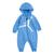 商品Jordan | HBR Jumpman Hooded Coverall (Infant)颜色University Blue