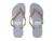 Havaianas | Slim Glitter Stripes Flip Flop Sandal, 颜色White/Sand