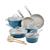 商品第2个颜色Twilight Teal, Ayesha Curry | 12-Pc. Porcelain Enamel Non-Stick Cookware Set