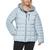 Calvin Klein | Women's Plus Size Faux-Fur-Trim Hooded Puffer Coat, Created for Macy's, 颜色Blue Mist