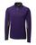 Cutter & Buck | Cutter & Buck Traverse Colorblock Stretch Quarter Zip Mens Pullover, 颜色college purple