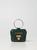 color BOTTLE GREEN, Love Moschino | Love Moschino bag in synthetic leather with crocodile print