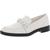 商品Marc Fisher | Marc Fisher Womens Cancia 2 Faux Leather Flat Loafers颜色Ivory