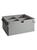 商品第2个颜色DOVE, Folden Lane | 19.5'' x 9.5'' Collapsible Vegan Leather Storage Basket Set